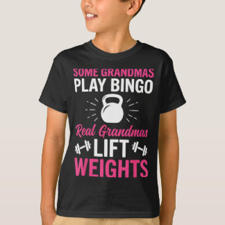 Vissa mormor spelar bingo riktiga mormor lyfter vi t shirt