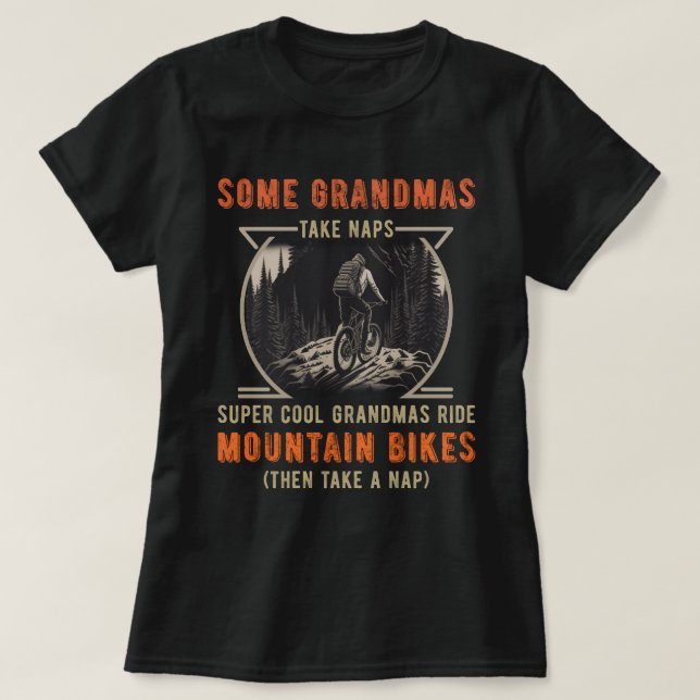 Vissa mormor tar Toppen Coola mormor... T Shirt (Design framsida)