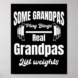 Vissa morpas Play Bingo Real Grandpas Hiss Weight Poster