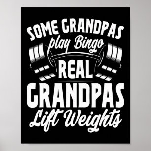 Vissa morpas Play Bingo Real Grandpas Hiss Weight Poster