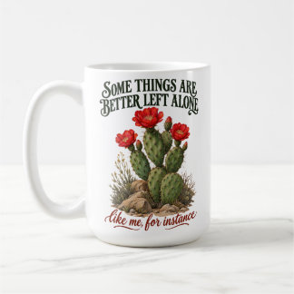 Vissa saker är bättre att låta vara Cactus Introve Kaffemugg