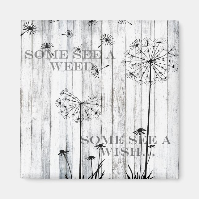 Vissa ser A Ogräs Magnet (Framsidan)