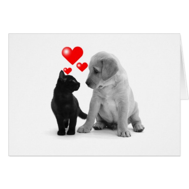 VISSA STARS-JAG SER HJÄRTOR PÅ GRUND AV "DU" HÄLSNINGSKORT (Framsidan Horizontal)