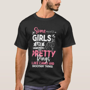 Vissa tjejer gillar diamanter och snygga ringar Co T Shirt