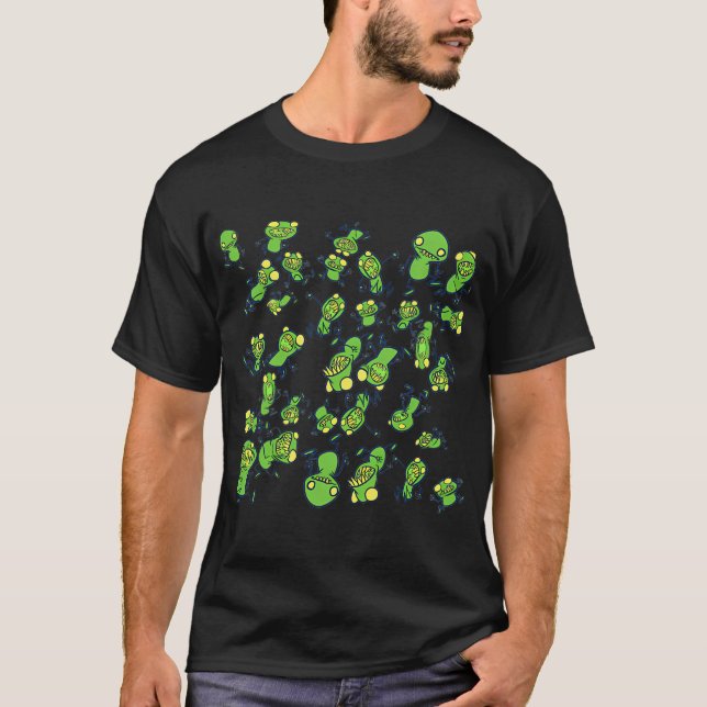 Vissa trevliga fiskar t shirt (Framsida)