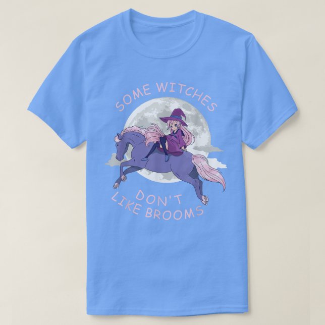 Vissa vittnar gillar inte Brooms Anime Hee T Shirt (Design framsida)