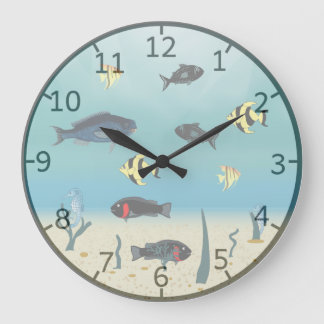 visse inde zee stor klocka