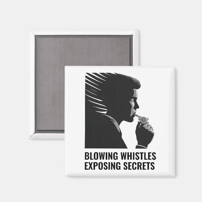 Visselblåsare Magnet (Front/Back)