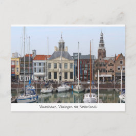 Vissershaven View, Vlissingen, Nederländerna Vykort