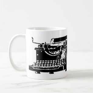 Visst. I Text. Skrivmaskin Kaffemugg