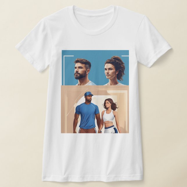 Visst, vad sägs om något som: "Unisex T-Shirts w (Laydown)