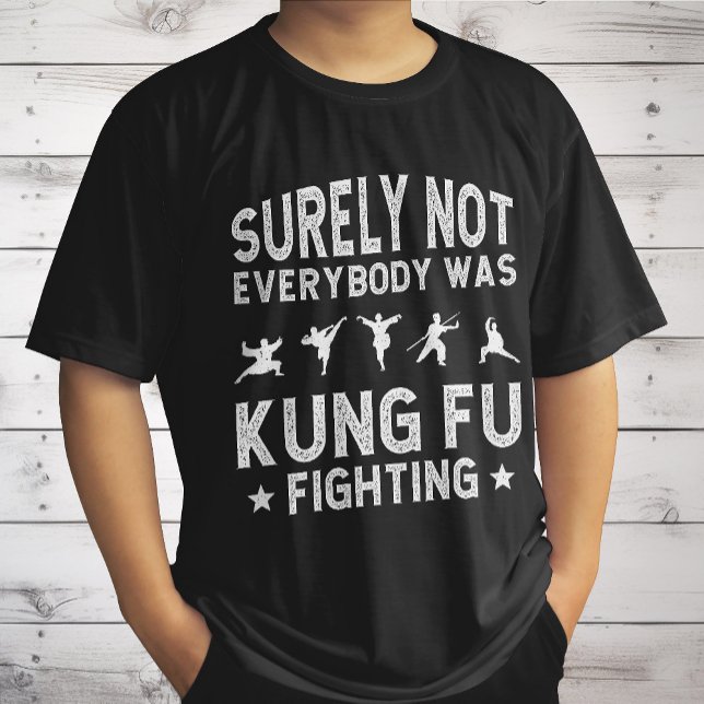 Visst var inte alla som kämpade Kung Fu T Shirt (Skapare uppladdad)