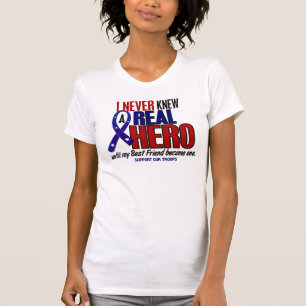 Visste aldrig en bästa vän för hjälte 2 (stöt t shirt
