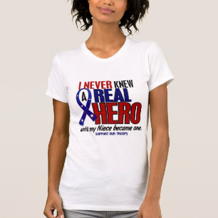 Visste aldrig en brorsdotter för hjälte 2 (stöt t-shirt