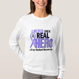 Visste aldrig en Esophageal cancer för hjältemak Tee Shirt