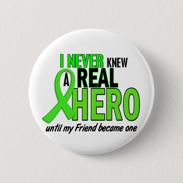 Visste aldrig en GRÖN LIMEFRUKT för hjälte 2 Knapp (Framsida)