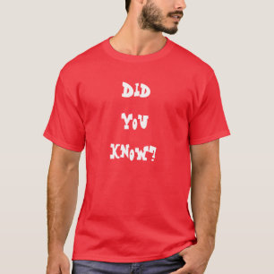 Visste du? 2 röda Corinthians5:19 + Vit T Shirt