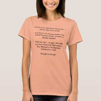 Visste du att var 18:e minut, var 1 person... tee shirt