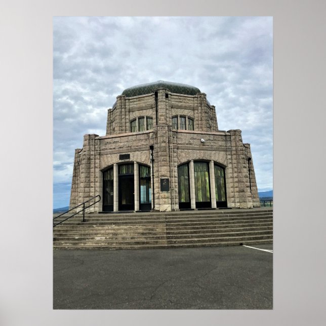 Vista House, Columbia River Gorge, Oregon Poster (Framsidan)