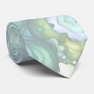 Vistare av Silke Dreamy Organic Shapes i Grönt Slips
