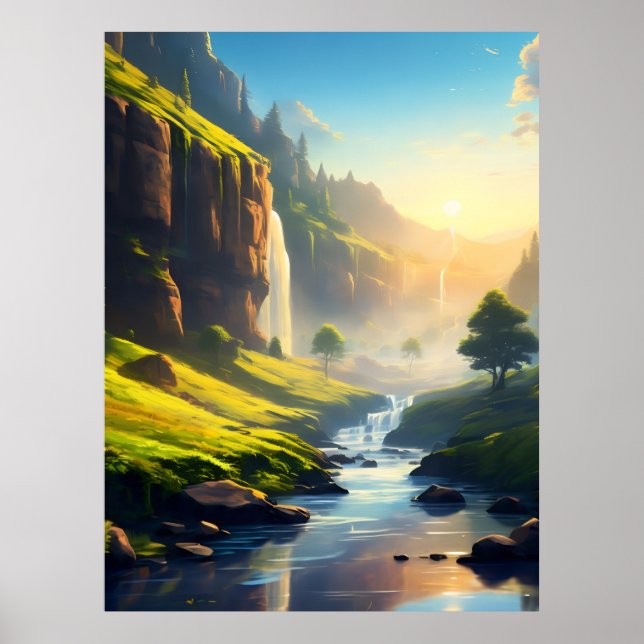 "Vistare för bergen" Poster (Framsidan)