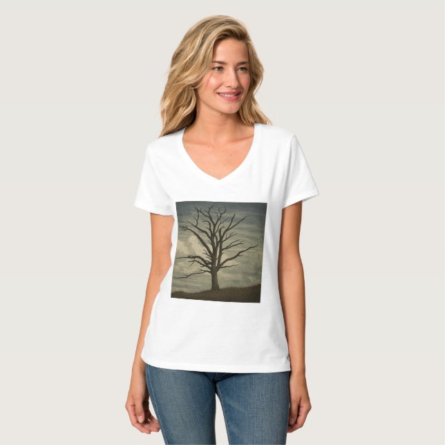 Vistare för trådbundna t shirt (Hel framsida)
