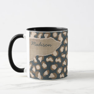 Vistare för Vilden: Vintage Panther-Inspired Mugg