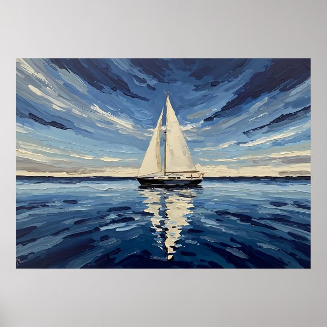Vistare för Vinden: Segling Poster (Framsidan)
