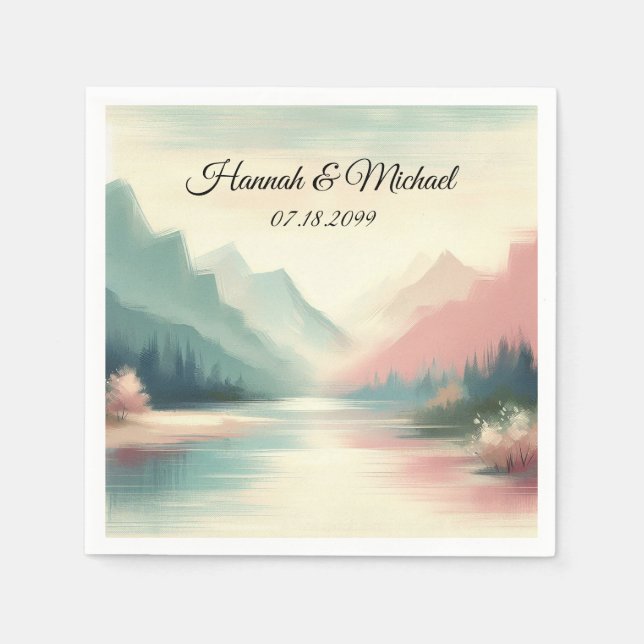 Vistare för vinter-solstice pappersservett (Framsidan)