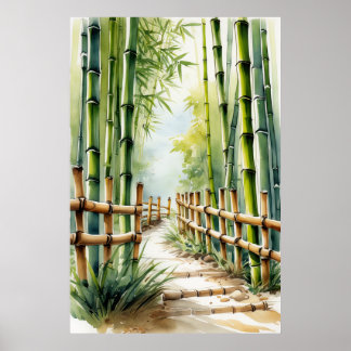 Vistare i Bamboo Grove Poster