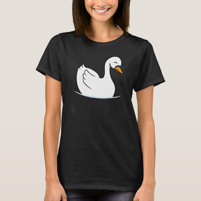 Vistare svan Svan T Shirt (Framsida)