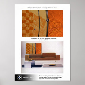 Vistare vid Fjärran östern Poster