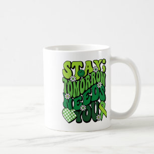 Vistelse i framtiden behöver din psykiska hälsomed kaffemugg