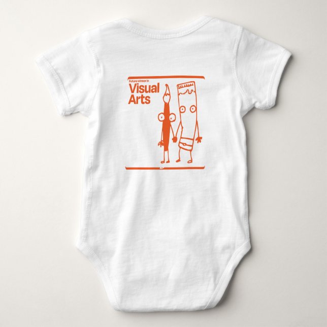 Visual Arts Creeper T Shirt (Baksida)