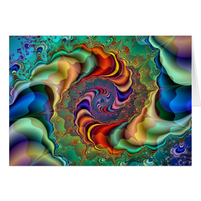 Visual äventyr hälsningskort (Framsidan Horizontal)