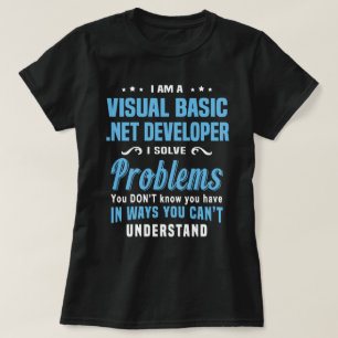 Visual Basic .NET Developer T Shirt