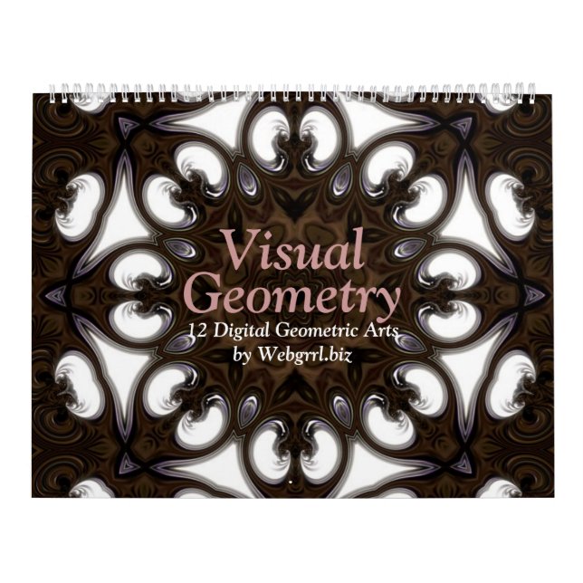 Visual Geometry Mandala 12-månaders väggkalender Kalender (Omslag)