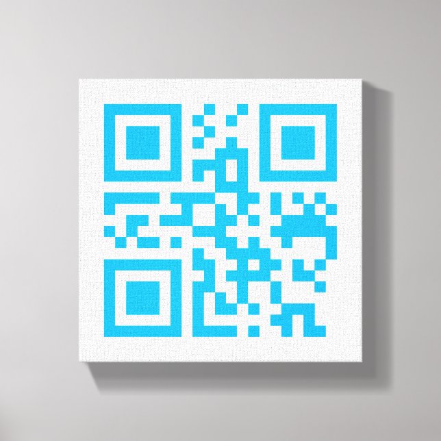 Visual QR-kod på Premium Wrapped Canvas (glapp) (Framsida)