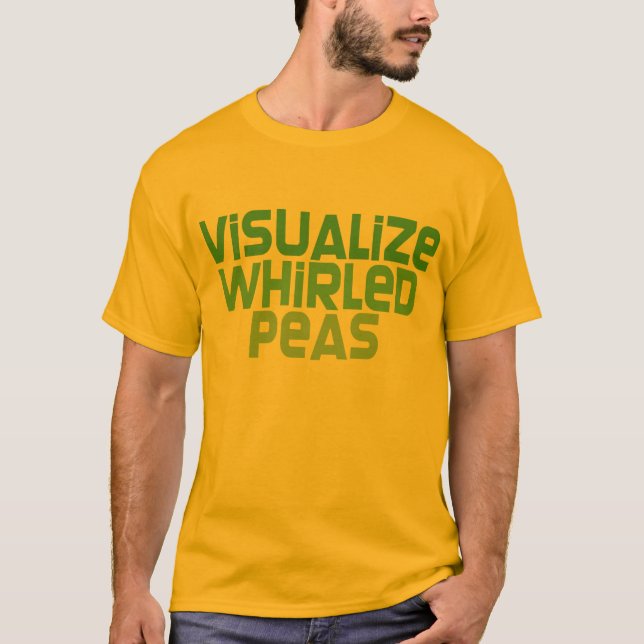 Visualisera ärter tee shirt (Framsida)