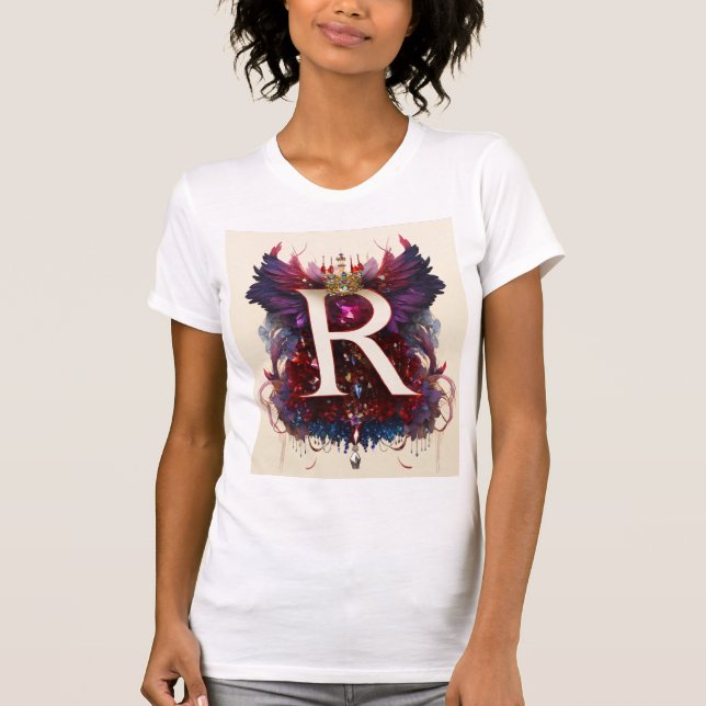 Visualisera. Bära R." "R: Uppgiftsbilden" T Shirt (Framsida)