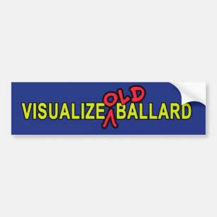 Visualisera den GAMMALA Ballard bildekalet Bildekal
