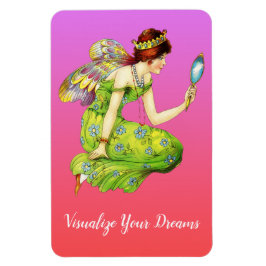 Visualisera dina drömmar färglösa Fairy Magnet