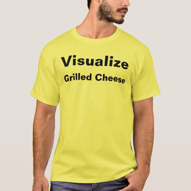 Visualisera grillad ost t-shirt (Framsida)
