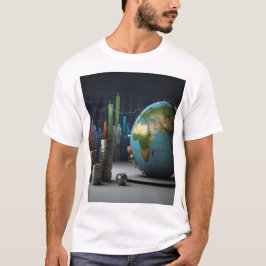 Visualisering av den finansiella integrationen på t shirt