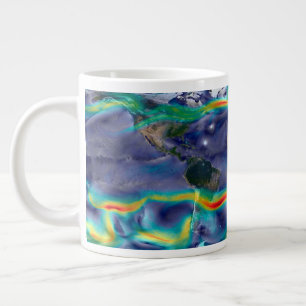 Visualisering av globala Vind. Jumbo Mugg