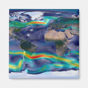 Visualisering av globala Vind. Magnet