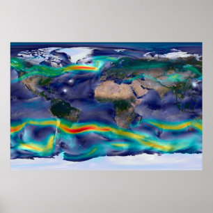 Visualisering av globala Vind. Poster