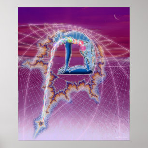 Visualisering av Ustrasana Poster