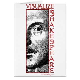 Visualize Shakespeare Hälsningskort