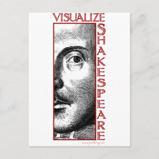 Visualize Shakespeare Vykort